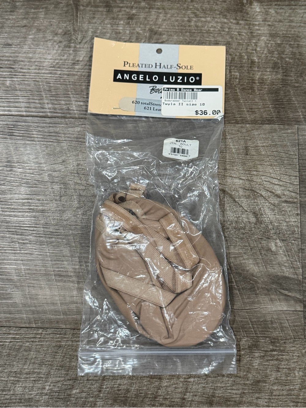 ANGELO LUZIO Leather Lyrical Shoes Style Twyla II Size 10 Adult Tan New